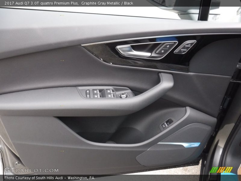 Graphite Gray Metallic / Black 2017 Audi Q7 3.0T quattro Premium Plus