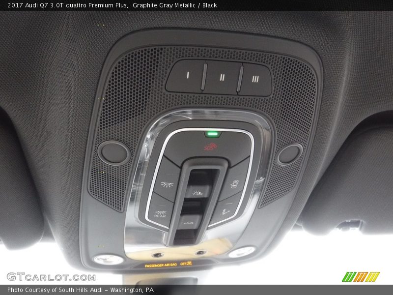 Graphite Gray Metallic / Black 2017 Audi Q7 3.0T quattro Premium Plus