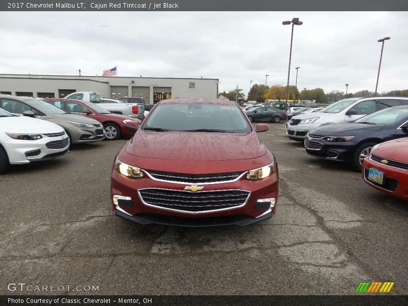 Cajun Red Tintcoat / Jet Black 2017 Chevrolet Malibu LT