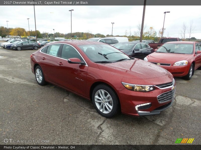 Cajun Red Tintcoat / Jet Black 2017 Chevrolet Malibu LT