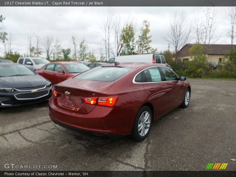 Cajun Red Tintcoat / Jet Black 2017 Chevrolet Malibu LT