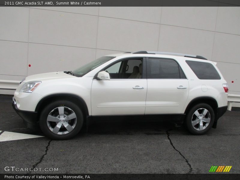 Summit White / Cashmere 2011 GMC Acadia SLT AWD