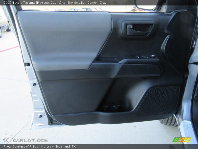 Silver Sky Metallic / Cement Gray 2017 Toyota Tacoma SR Access Cab