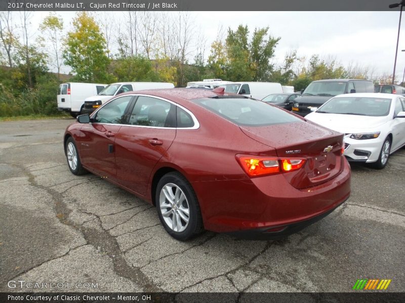 Cajun Red Tintcoat / Jet Black 2017 Chevrolet Malibu LT