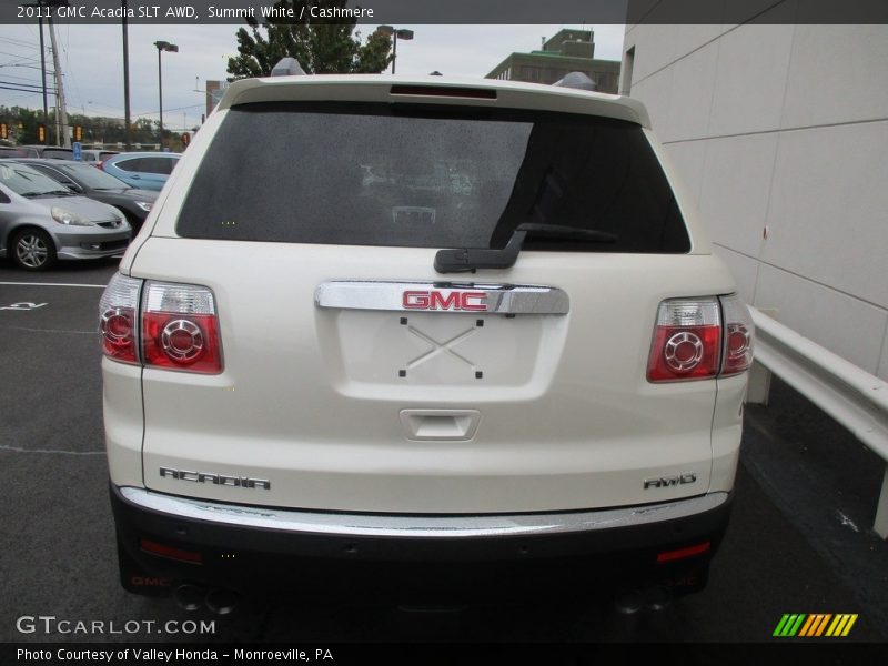 Summit White / Cashmere 2011 GMC Acadia SLT AWD
