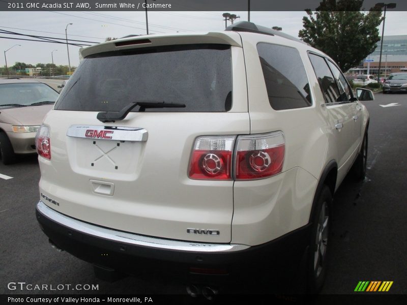 Summit White / Cashmere 2011 GMC Acadia SLT AWD