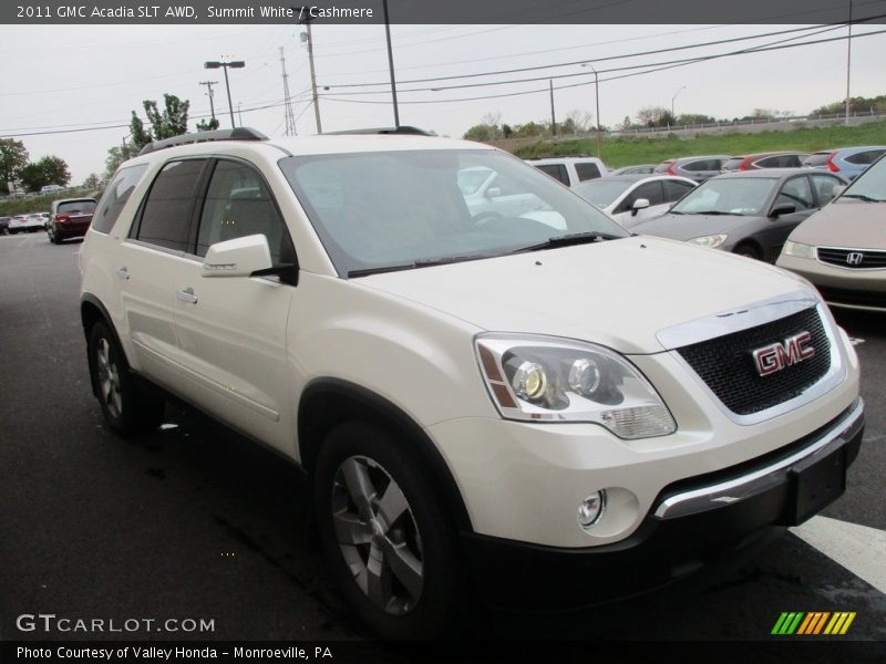 Summit White / Cashmere 2011 GMC Acadia SLT AWD
