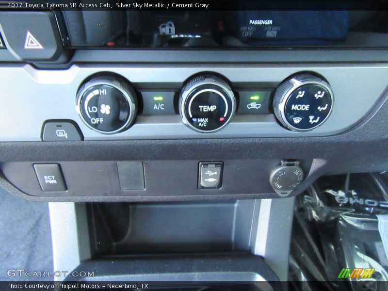Silver Sky Metallic / Cement Gray 2017 Toyota Tacoma SR Access Cab