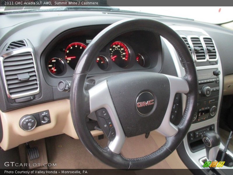 Summit White / Cashmere 2011 GMC Acadia SLT AWD