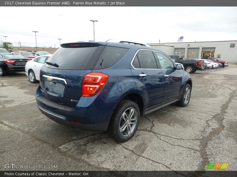 Patriot Blue Metallic / Jet Black 2017 Chevrolet Equinox Premier AWD