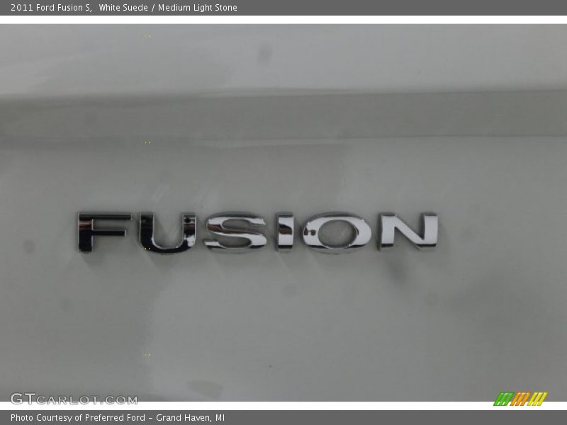 White Suede / Medium Light Stone 2011 Ford Fusion S