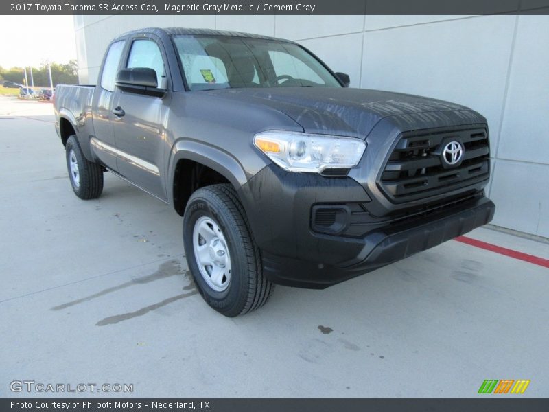 Magnetic Gray Metallic / Cement Gray 2017 Toyota Tacoma SR Access Cab