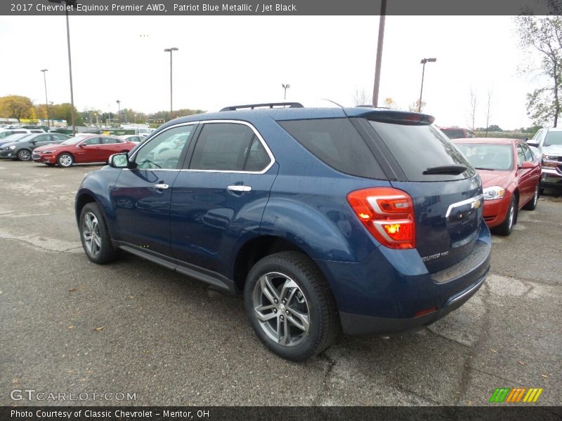 Patriot Blue Metallic / Jet Black 2017 Chevrolet Equinox Premier AWD