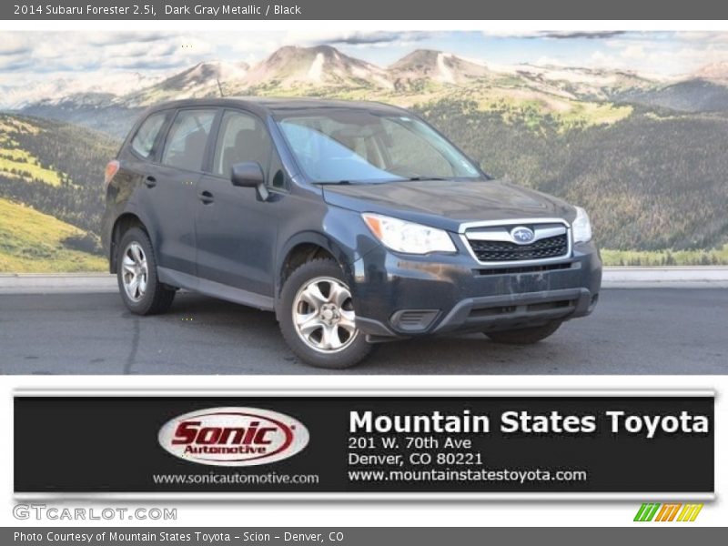 Dark Gray Metallic / Black 2014 Subaru Forester 2.5i