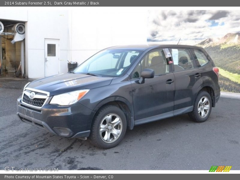 Dark Gray Metallic / Black 2014 Subaru Forester 2.5i