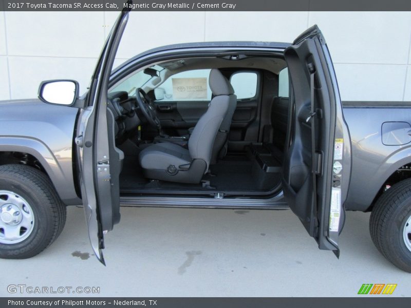 Magnetic Gray Metallic / Cement Gray 2017 Toyota Tacoma SR Access Cab