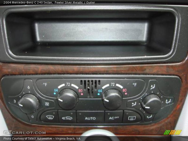 Pewter Silver Metallic / Oyster 2004 Mercedes-Benz C 240 Sedan