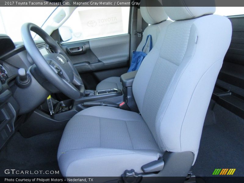 Magnetic Gray Metallic / Cement Gray 2017 Toyota Tacoma SR Access Cab