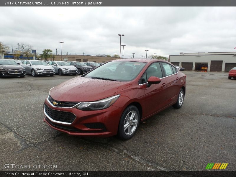 Cajun Red Tintcoat / Jet Black 2017 Chevrolet Cruze LT