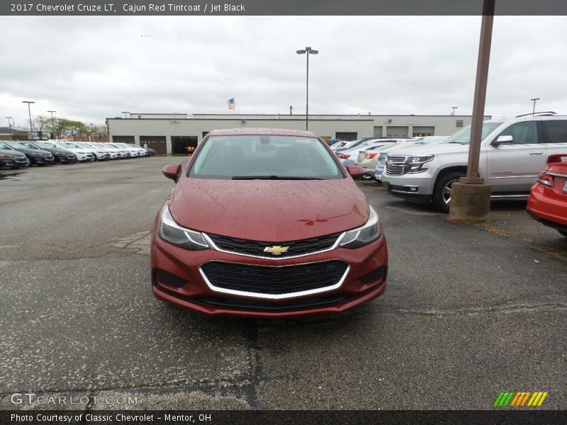 Cajun Red Tintcoat / Jet Black 2017 Chevrolet Cruze LT