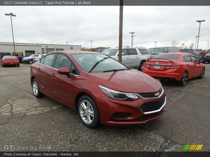 Cajun Red Tintcoat / Jet Black 2017 Chevrolet Cruze LT
