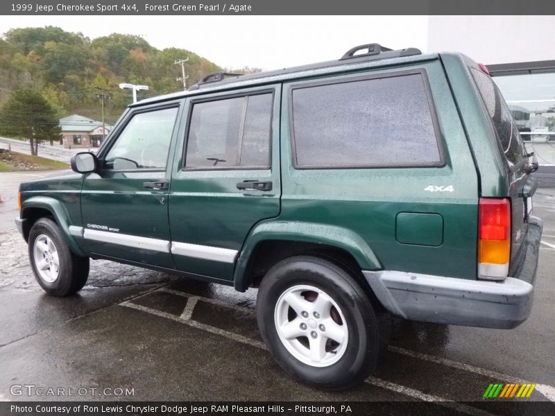 Forest Green Pearl / Agate 1999 Jeep Cherokee Sport 4x4