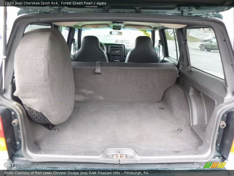 Forest Green Pearl / Agate 1999 Jeep Cherokee Sport 4x4