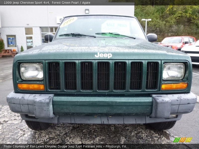 Forest Green Pearl / Agate 1999 Jeep Cherokee Sport 4x4