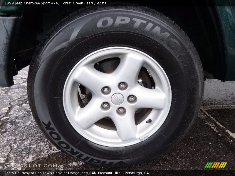 Forest Green Pearl / Agate 1999 Jeep Cherokee Sport 4x4