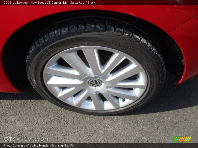 Salsa Red / Black 2008 Volkswagen New Beetle SE Convertible