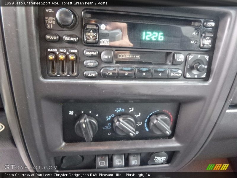 Forest Green Pearl / Agate 1999 Jeep Cherokee Sport 4x4