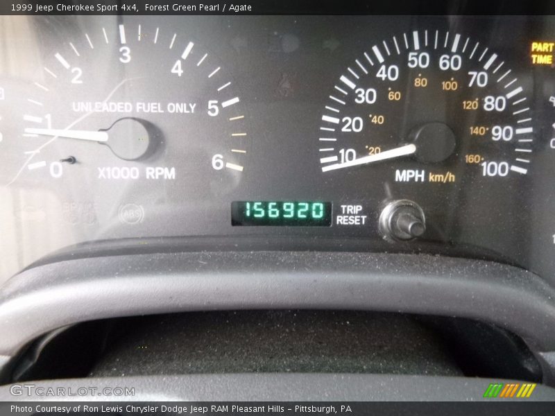 Forest Green Pearl / Agate 1999 Jeep Cherokee Sport 4x4