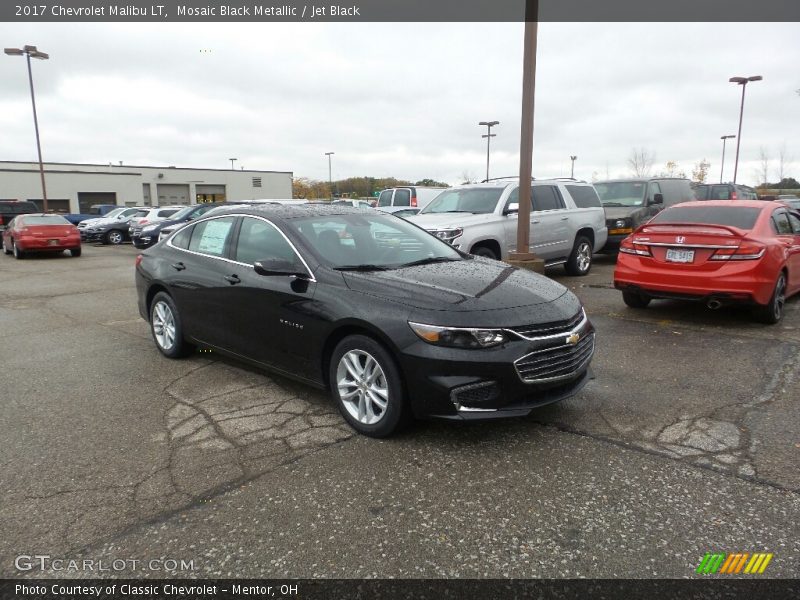 Mosaic Black Metallic / Jet Black 2017 Chevrolet Malibu LT