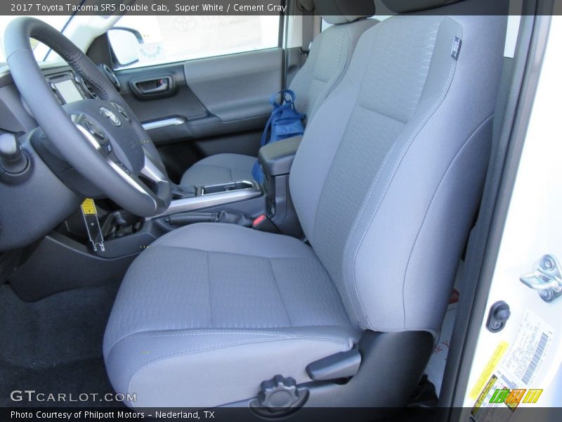 Front Seat of 2017 Tacoma SR5 Double Cab