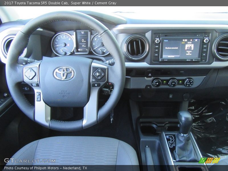 Dashboard of 2017 Tacoma SR5 Double Cab
