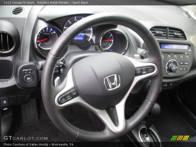 Polished Metal Metallic / Sport Black 2013 Honda Fit Sport