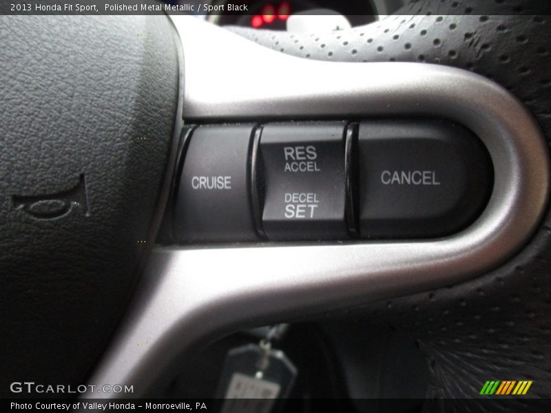 Polished Metal Metallic / Sport Black 2013 Honda Fit Sport