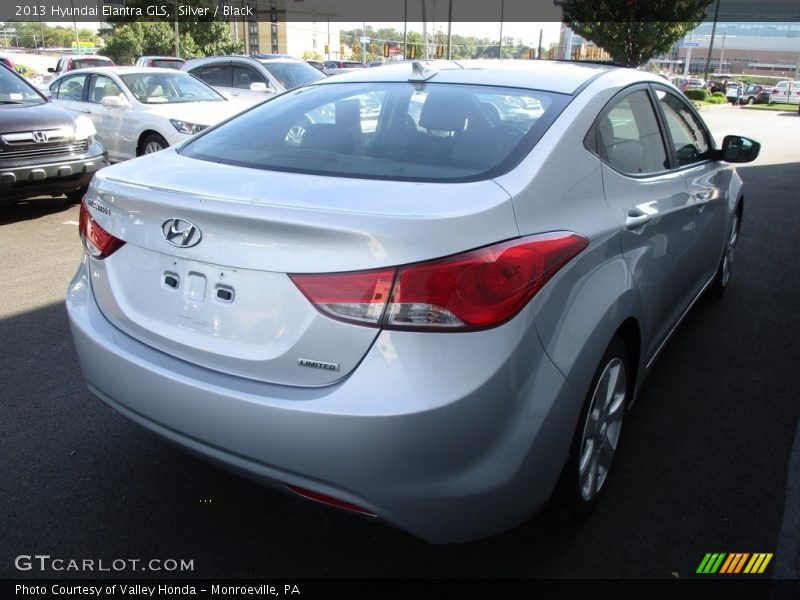 Silver / Black 2013 Hyundai Elantra GLS