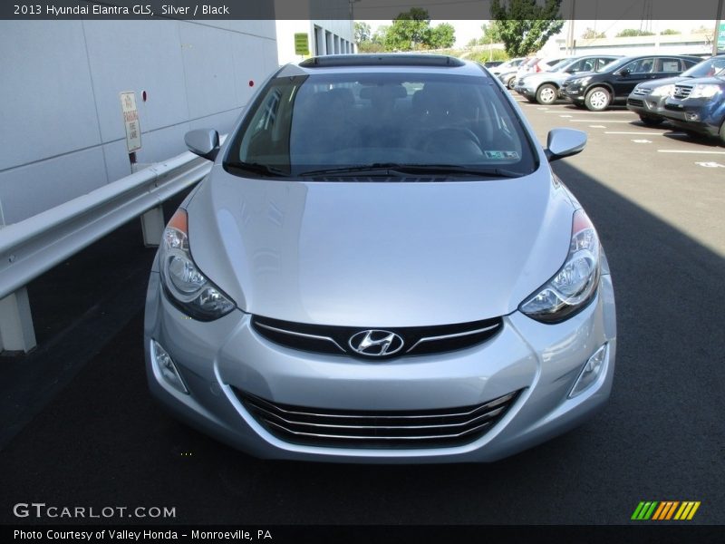 Silver / Black 2013 Hyundai Elantra GLS