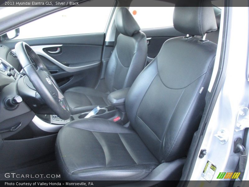 Silver / Black 2013 Hyundai Elantra GLS