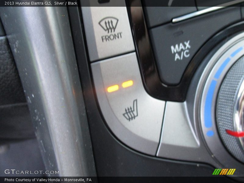 Silver / Black 2013 Hyundai Elantra GLS
