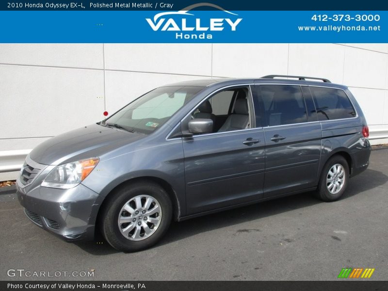 Polished Metal Metallic / Gray 2010 Honda Odyssey EX-L