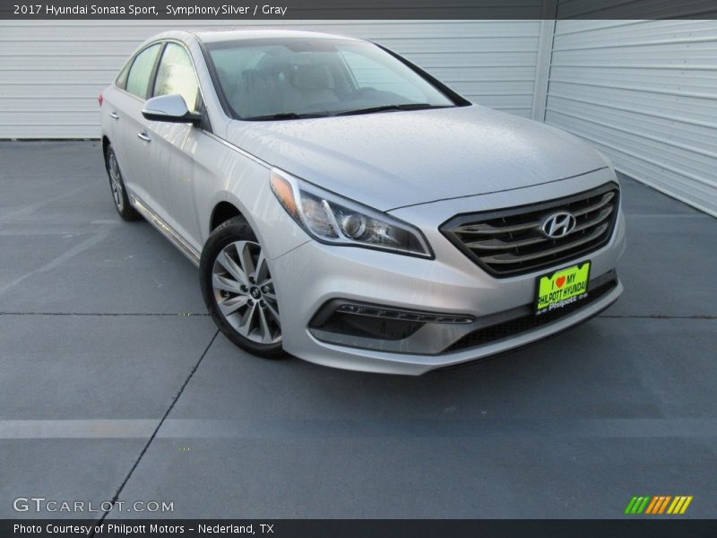 Symphony Silver / Gray 2017 Hyundai Sonata Sport