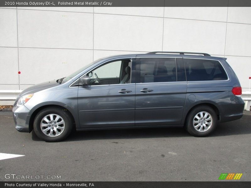 Polished Metal Metallic / Gray 2010 Honda Odyssey EX-L