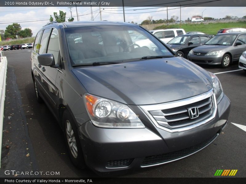 Polished Metal Metallic / Gray 2010 Honda Odyssey EX-L