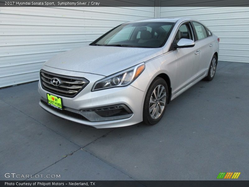 Symphony Silver / Gray 2017 Hyundai Sonata Sport