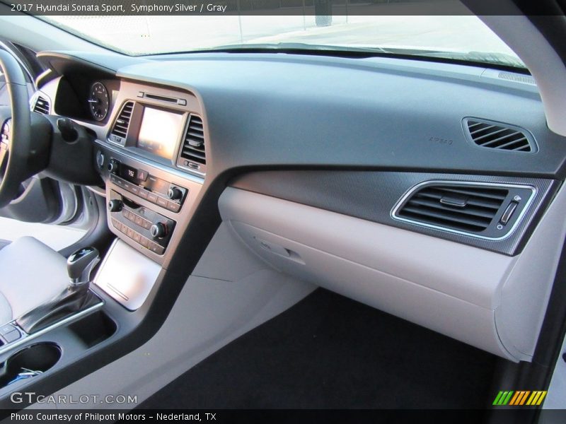 Dashboard of 2017 Sonata Sport
