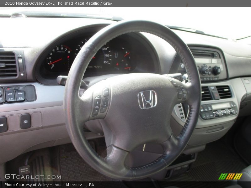 Polished Metal Metallic / Gray 2010 Honda Odyssey EX-L