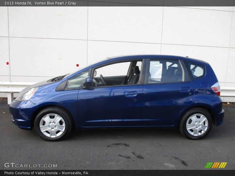 Vortex Blue Pearl / Gray 2013 Honda Fit