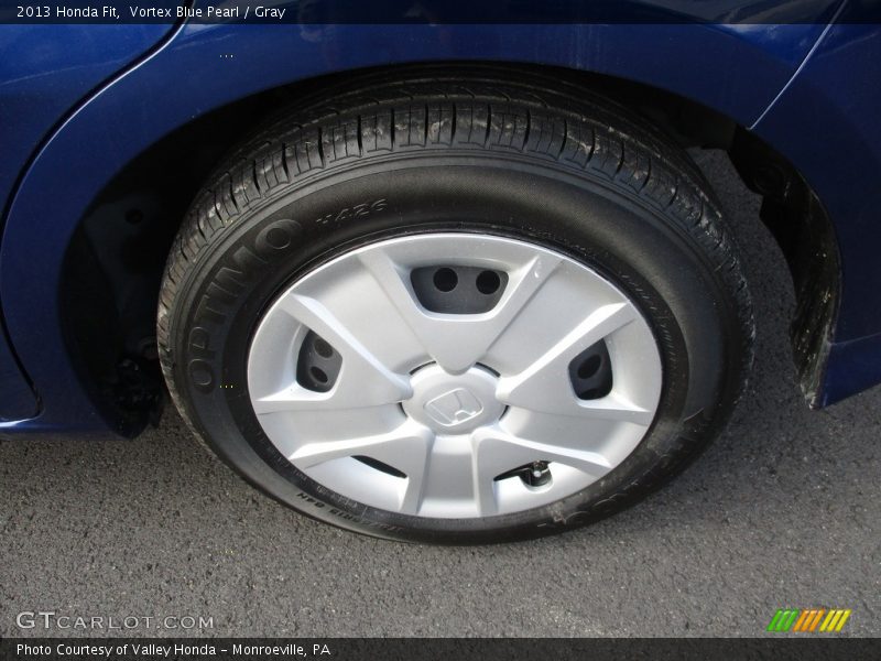 Vortex Blue Pearl / Gray 2013 Honda Fit